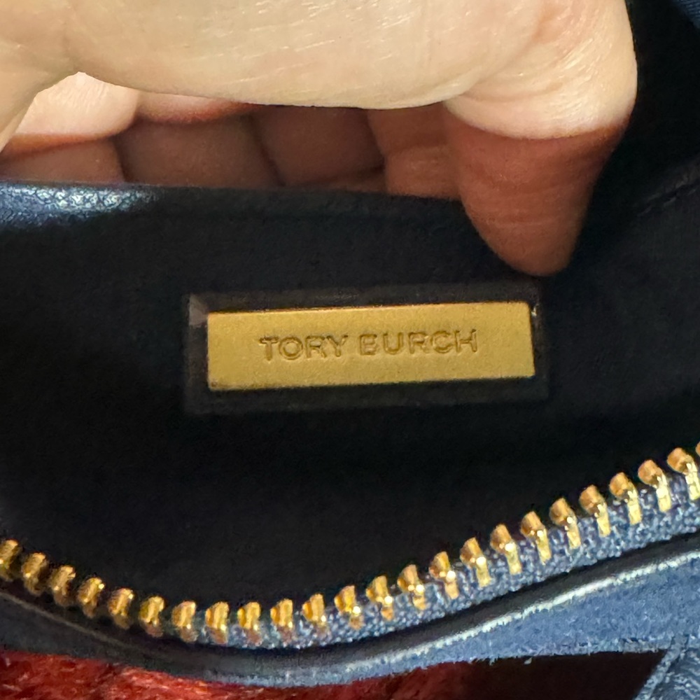 Tory Burch Bags Tory Burch Crossbody Purse. Purse Is Navy, Brown, And Maroon - Picture 4 of 10
